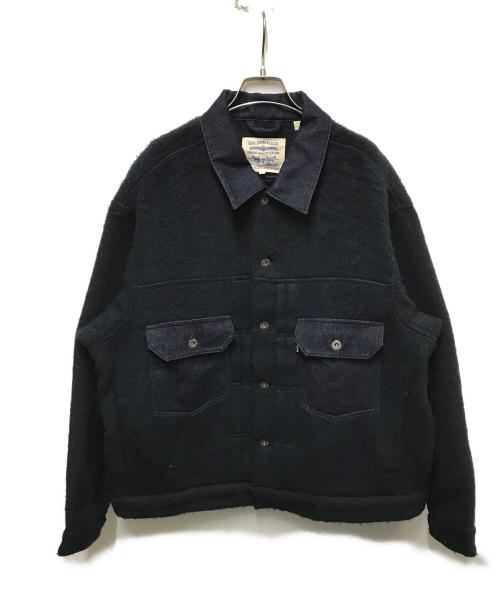 LEVI’S MADE&CRAFTED（リーバイス メイドアンドクラフテッド）LEVI’S MADE&CRAFTED (リーバイス メイドアンドクラフテッド) ウールトラッカージャケット ネイビー サイズ:Lの古着・服飾アイテム