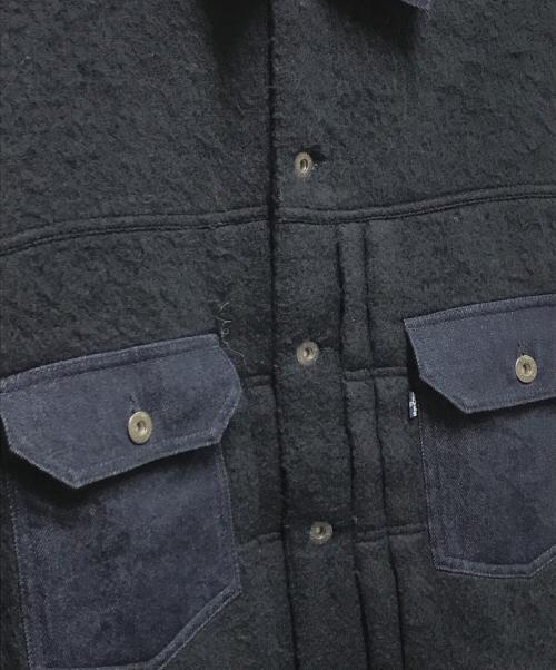 LEVI’S MADE&CRAFTED（リーバイス メイドアンドクラフテッド）LEVI’S MADE&CRAFTED (リーバイス メイドアンドクラフテッド) ウールトラッカージャケット ネイビー サイズ:Lの古着・服飾アイテム