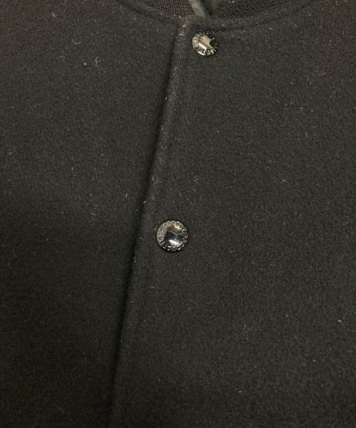 COOTIE PRODUCTIONS（クーティープロダクツ）COOTIE PRODUCTIONS (クーティープロダクツ) Wool Melton Error Fit Stadium Jacket ブラック サイズ:SMALLの古着・服飾アイテム