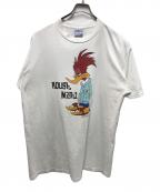 WOODPECKERウッドペッカー）の古着「90`SキャラプリントTEE」｜ホワイト