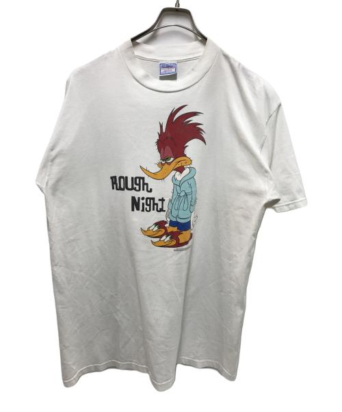 WOODPECKER（ウッドペッカー）WOODPECKER (ウッドペッカー) 90`SキャラプリントTEE ホワイト サイズ:XLの古着・服飾アイテム
