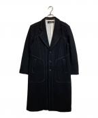 CHRISTIAN DADAクリスチャンダダ）の古着「Paneled Tailored Melton Coat/パネルド テーラード　メルトンコート」｜ブラック