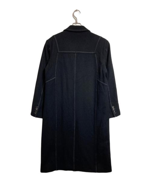 CHRISTIAN DADA（クリスチャンダダ）CHRISTIAN DADA (クリスチャンダダ) Paneled Tailored Melton Coat/パネルド テーラード　メルトンコート ブラック サイズ:46の古着・服飾アイテム