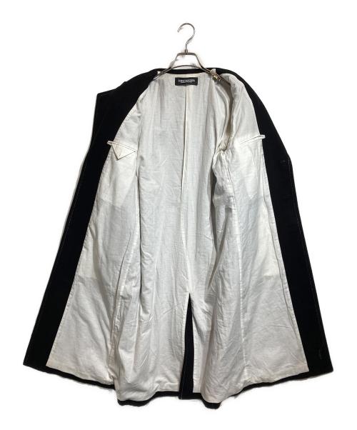 CHRISTIAN DADA（クリスチャンダダ）CHRISTIAN DADA (クリスチャンダダ) Paneled Tailored Melton Coat/パネルド テーラード　メルトンコート ブラック サイズ:46の古着・服飾アイテム