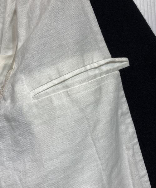 CHRISTIAN DADA（クリスチャンダダ）CHRISTIAN DADA (クリスチャンダダ) Paneled Tailored Melton Coat/パネルド テーラード　メルトンコート ブラック サイズ:46の古着・服飾アイテム