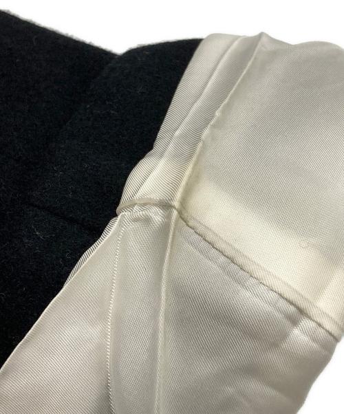 CHRISTIAN DADA（クリスチャンダダ）CHRISTIAN DADA (クリスチャンダダ) Paneled Tailored Melton Coat/パネルド テーラード　メルトンコート ブラック サイズ:46の古着・服飾アイテム