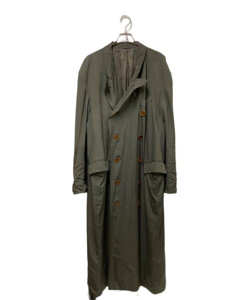 BOSS HUGO BOSS（ボス ヒューゴボス）BOSS HUGO BOSS (ボス ヒューゴボス) シルクダブルチェスターコート グレー サイズ:なしの古着・服飾アイテム