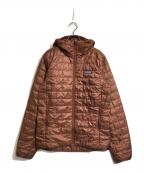 Patagoniaパタゴニア）の古着「ナノ・パフ・フーディ」｜ブラウン
