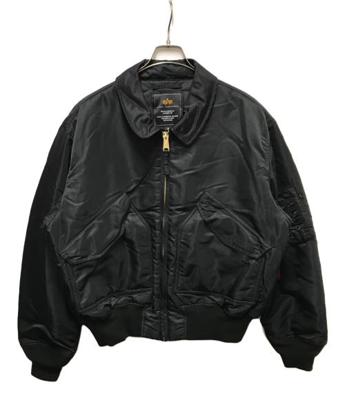 ALPHA（アルファ）ALPHA (アルファ) CWU-45/Pフライトジャケット ブラック サイズ:XLの古着・服飾アイテム