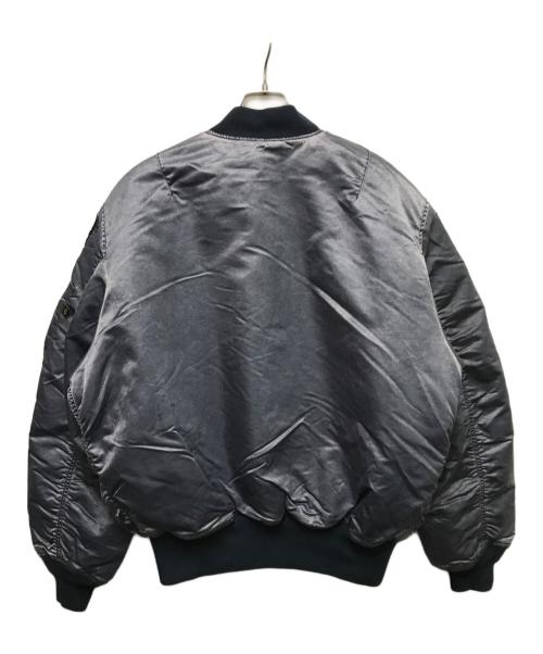 ALPHA（アルファ）ALPHA (アルファ) MA-1 SCRATCH CORE SPECフライトジャケット ブルー サイズ:XLの古着・服飾アイテム
