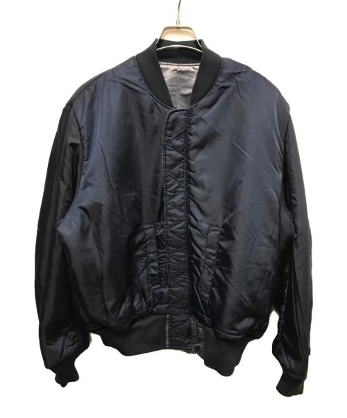 ALPHA（アルファ）ALPHA (アルファ) MA-1 SCRATCH CORE SPECフライトジャケット ブルー サイズ:XLの古着・服飾アイテム