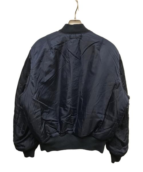ALPHA（アルファ）ALPHA (アルファ) MA-1 SCRATCH CORE SPECフライトジャケット ブルー サイズ:XLの古着・服飾アイテム