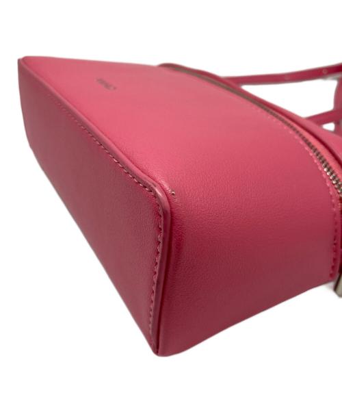 xnihilo（エックスニヒロ）xnihilo (エックスニヒロ) レザークロスボディハンドバッグ ピンクの古着・服飾アイテム