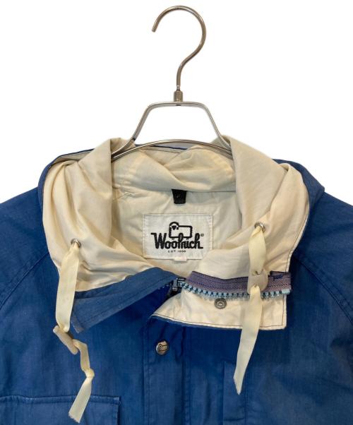 WOOLRICH（ウールリッチ）WOOLRICH (ウールリッチ) フーデッドジャケット ブルー サイズ:Lの古着・服飾アイテム
