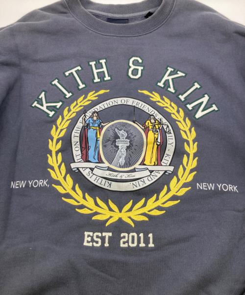 KITH（キス）KITH (キス) Vintage Crewneck 'Fairway' ネイビー サイズ:Mの古着・服飾アイテム