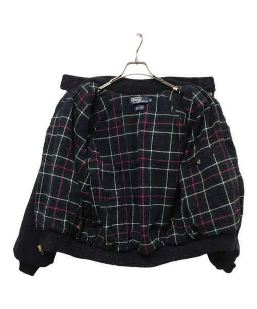 POLO RALPH LAUREN（ポロ・ラルフローレン）POLO RALPH LAUREN (ポロ・ラルフローレン) G9タイプウールハリントンジャケット ネイビー サイズ:Mの古着・服飾アイテム