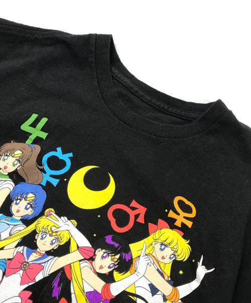 SAILOR MOON（セーラームーン）SAILOR MOON (セーラームーン) アニメプリントTシャツ ブラック サイズ:Mの古着・服飾アイテム