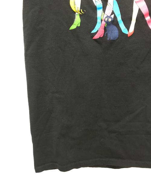SAILOR MOON（セーラームーン）SAILOR MOON (セーラームーン) アニメプリントTシャツ ブラック サイズ:Mの古着・服飾アイテム