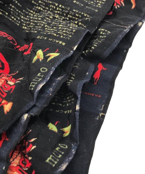 sillage（シアージ）Sillage (シアージ) Dj Muro コラボアロハシャツ ブラック サイズ:Fの古着・服飾アイテム