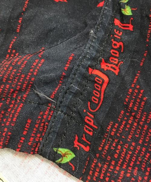 sillage（シアージ）Sillage (シアージ) Dj Muro コラボアロハシャツ ブラック サイズ:Fの古着・服飾アイテム