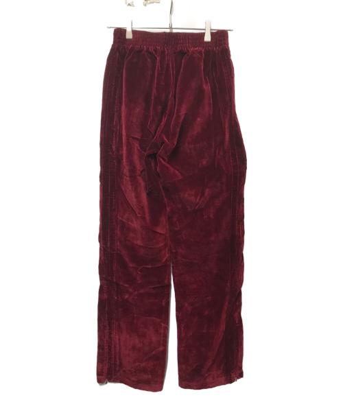PARADOXE（パラドックス）PARADOXE (パラドックス) ベロアトラックパンツ レッド サイズ:Sの古着・服飾アイテム