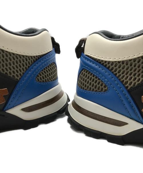 ERMENEGILDO ZEGNA（エルメネジルド・ゼニア）ERMENEGILDO ZEGNA (エルメネジルド・ゼニア) MY CESARE グレー×ブルー サイズ:EU 7 1/2の古着・服飾アイテム