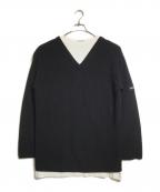 BALENCIAGAバレンシアガ）の古着「Layered Sweater」｜ブラック