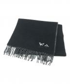 LOUIS VUITTONルイ ヴィトン）の古着「マフラー デュアル」｜ブラック