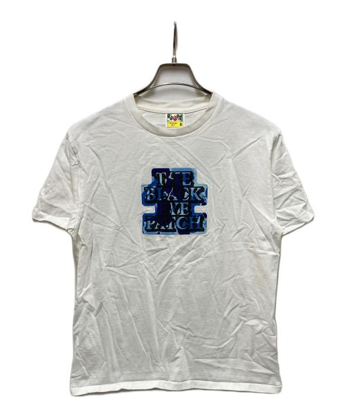 A BATHING APE（ア ベイシング エイプ）A BATHING APE (ア ベイシング エイプ) BlackEyePatch (ブラックアイパッチ) コラボベイプカモTシャツ ホワイト サイズ:Mの古着・服飾アイテム