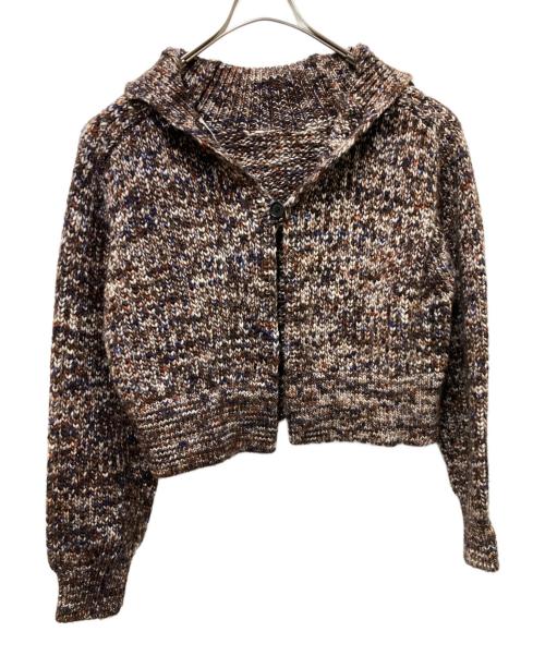 artens（アーテンス）artens (アーテンス) PRINTDYE YARN FRONT BACK WEAR PULLOVER ブラウン サイズ:1の古着・服飾アイテム