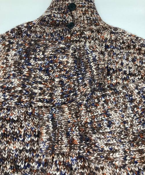 artens（アーテンス）artens (アーテンス) PRINTDYE YARN FRONT BACK WEAR PULLOVER ブラウン サイズ:1の古着・服飾アイテム