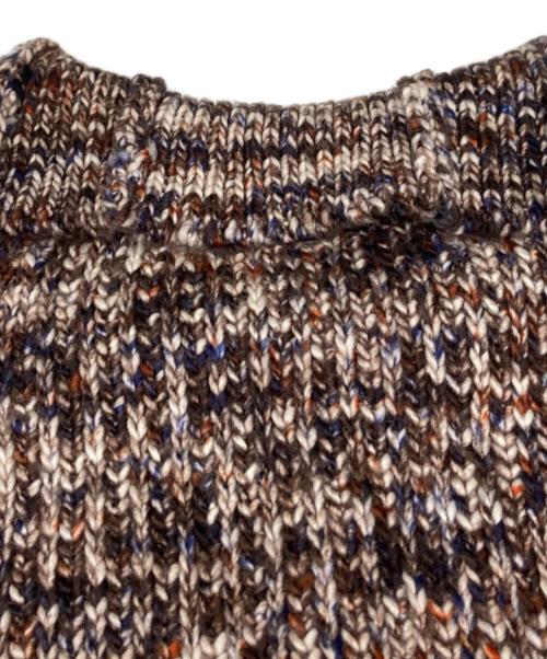 artens（アーテンス）artens (アーテンス) PRINTDYE YARN FRONT BACK WEAR PULLOVER ブラウン サイズ:1の古着・服飾アイテム