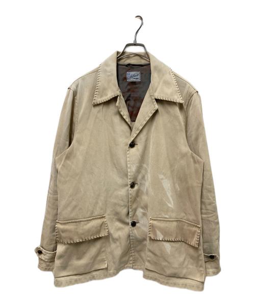 julmor（ジュルモア）julmor (ジュルモア) ギャバジンステッチカバーオール ベージュ サイズ:不明の古着・服飾アイテム