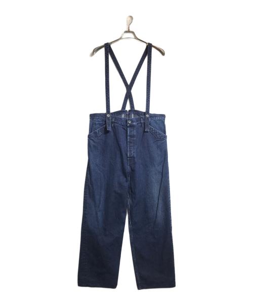 VISVIM（ビズビム）VISVIM (ビズビム) SS KAFKA BRACES PANTS DMGD インディゴ サイズ:3の古着・服飾アイテム