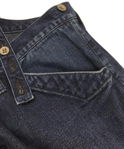 VISVIM（ビズビム）VISVIM (ビズビム) SS KAFKA BRACES PANTS DMGD インディゴ サイズ:3の古着・服飾アイテム