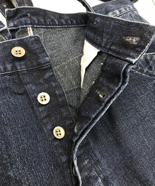 VISVIM（ビズビム）VISVIM (ビズビム) SS KAFKA BRACES PANTS DMGD インディゴ サイズ:3の古着・服飾アイテム