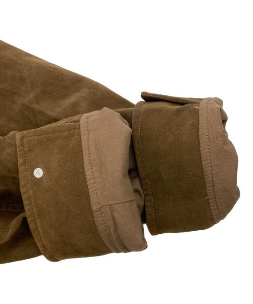 Fano Studios（ファノ ストゥディオズ）Fano Studios (ファノ ストゥディオズ) レトロ加工 スエード調ジャケット ブラウン サイズ:Sの古着・服飾アイテム