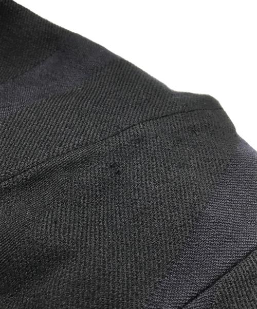 COMME des GARCONS（コムデギャルソン）COMME des GARCONS (コムデギャルソン) アシンメトリーストライプジャケット ネイビー サイズ:Sの古着・服飾アイテム