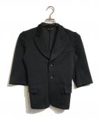 COMME des GARCONSコムデギャルソン）の古着「7分袖ジャケット」｜ブラック