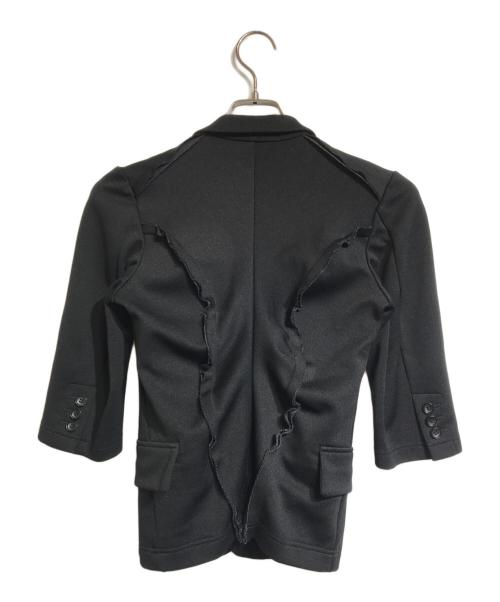 COMME des GARCONS（コムデギャルソン）COMME des GARCONS (コムデギャルソン) 7分袖ジャケット ブラック サイズ:XSの古着・服飾アイテム