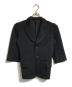 COMME des GARCONS（コムデギャルソン）の古着「7分袖ジャケット」｜ブラック