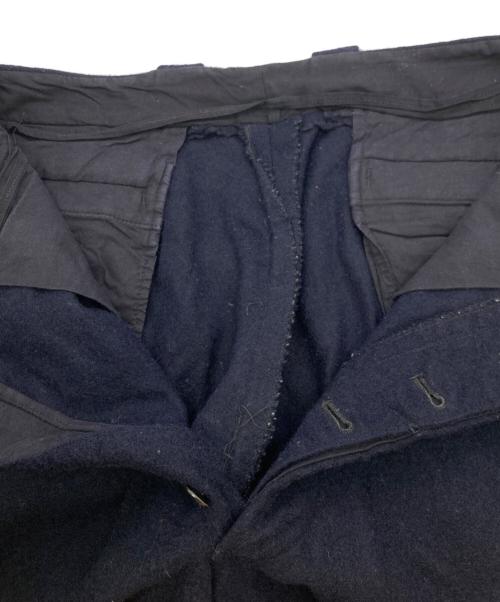 French Vintage（フレンチヴィンテージ）French vintage (フレンチヴィンテージ) サイドラインウールパンツ ネイビー サイズ:不明の古着・服飾アイテム