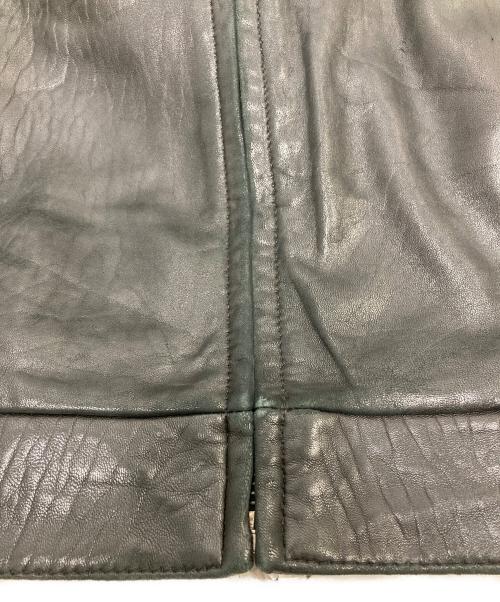 DOCKERS（ドッカーズ）DOCKERS (ドッカーズ) レザーブルゾン ブラック サイズ:Ｌの古着・服飾アイテム