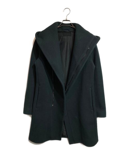 Junhashimoto（ジュンハシモト）Junhashimoto (ジュンハシモト) WRAP COAT グリーン サイズ:3の古着・服飾アイテム