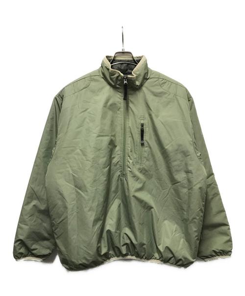 NIKE ACG（ナイキエーシージー）NIKE ACG (ナイキエーシージー) 00s ハーフジップパフナイロンジャケット グリーン サイズ:ＸＬの古着・服飾アイテム