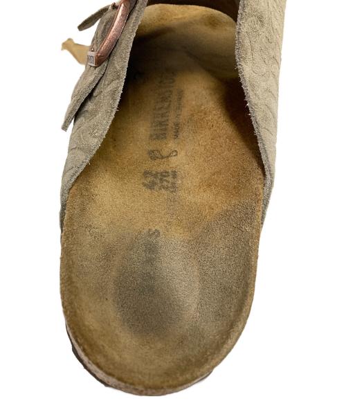 BIRKENSTOCK（ビルケンシュトック）BIRKENSTOCK (ビルケンシュトック) BEAMS (ビームス) Zurich BONE PATTERN グレー サイズ:27の古着・服飾アイテム