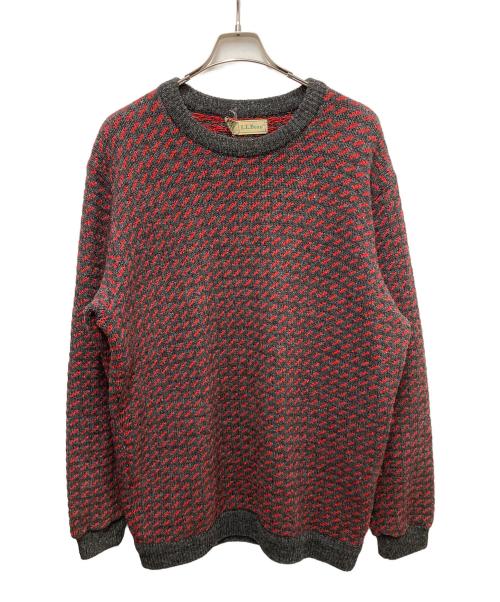 L.L.Bean（エルエルビーン）L.L.Bean (エルエルビーン) 80’Sバーズアイニット グレー サイズ:Lの古着・服飾アイテム