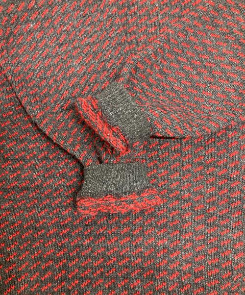 L.L.Bean（エルエルビーン）L.L.Bean (エルエルビーン) 80’Sバーズアイニット グレー サイズ:Lの古着・服飾アイテム