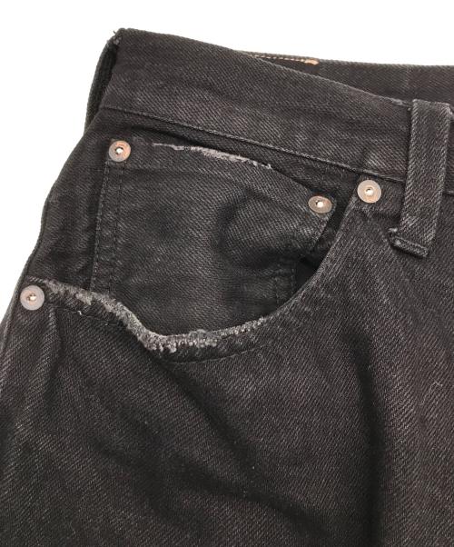 CLAMP（クランプ）CLAMP (クランプ) カットオフデニムパンツ ブラック サイズ:3の古着・服飾アイテム
