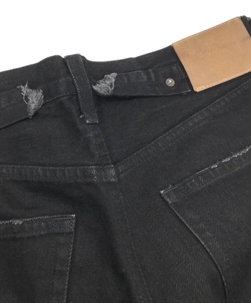 CLAMP（クランプ）CLAMP (クランプ) カットオフデニムパンツ ブラック サイズ:3の古着・服飾アイテム